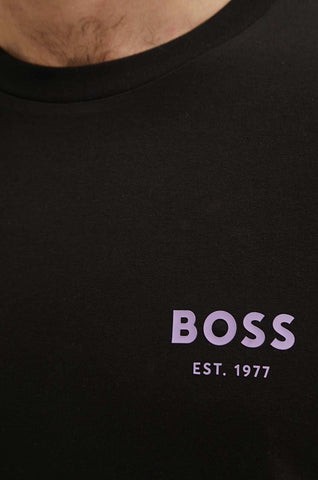 Suéter BOSS Regular Fit En Algodón Con Ilustración De Temporada