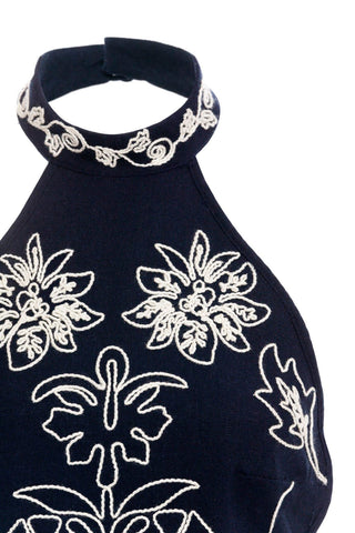 Conjunto Agua Bendita Top + Falda Elay Batik Bordados Artesanales