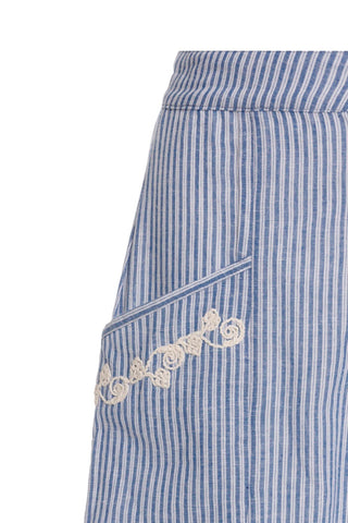 Conjunto Agua Bendita Top + Pantalón Batik Isolda Bordados Artesanales