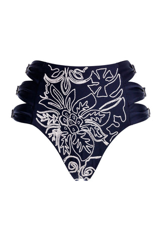 Set de Bikini Agua Bendita Brietta & Willa Batik Bordados Artesanales