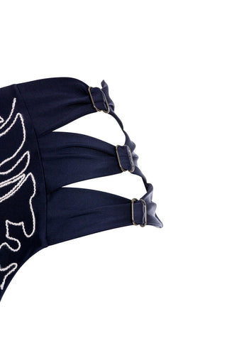 Set de Bikini Agua Bendita Brietta & Willa Batik Bordados Artesanales