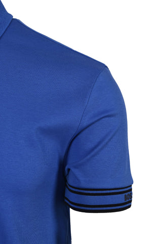 Polo BOSS Slim fit en Algodón con Mangas de rayas
