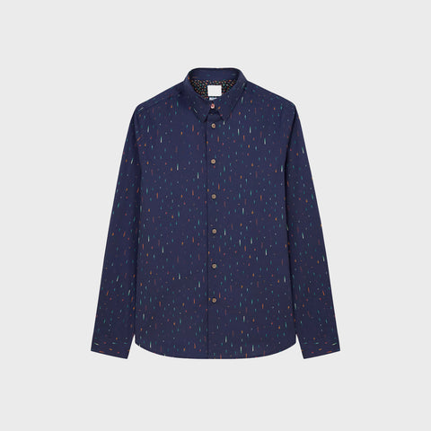 Camisa Ps Paul Smith Slim Fit Freefall en Algodón Organico