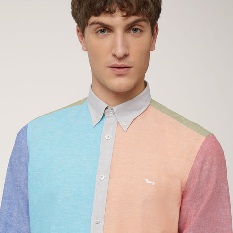 Camisa Harmont & Blaine de Lino Piazzetta Narrow Fit
