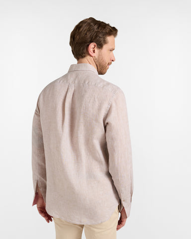 Camisa Harmont & Blaine En Lino con Bandas en Contraste