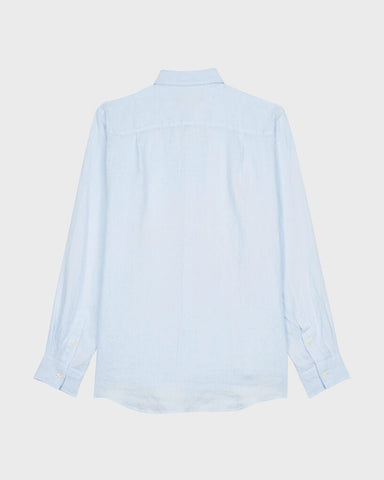Camisa de Lino Azul Claro Vilebrequin