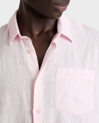 Camisa de Lino Rosa Vilebrequin