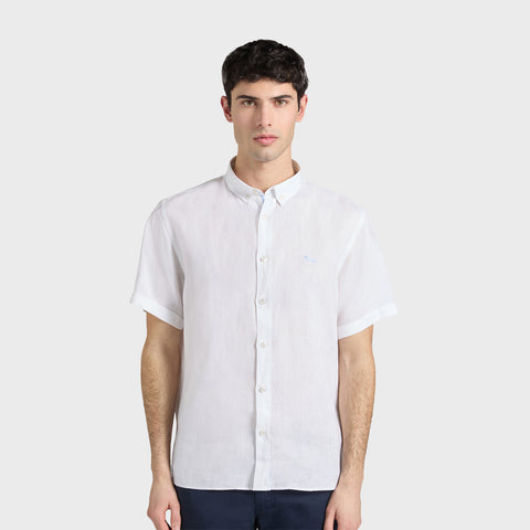 Camisa Harmont & Blaine de Puro Lino Manga Corta