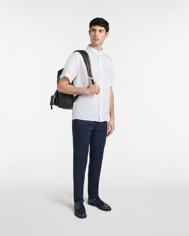 Camisa Harmont & Blaine de Puro Lino Manga Corta