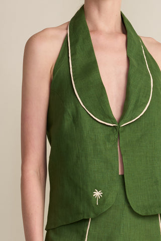 Conjunto En Lino De Vest Aragon & Pantalón Pascual Eugenia Fernández