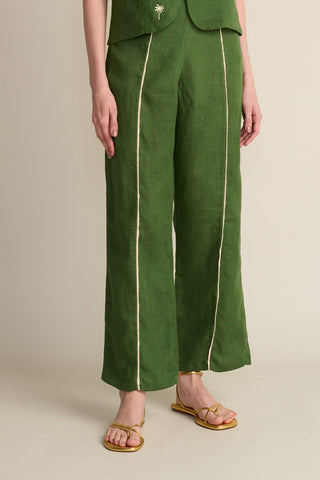 Conjunto En Lino De Vest Aragon & Pantalón Pascual Eugenia Fernández