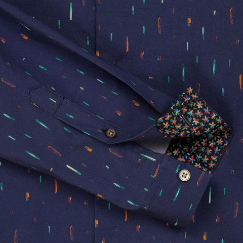 Camisa Ps Paul Smith Slim Fit Freefall en Algodón Organico