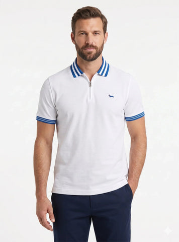 Polo Harmont & Blaine con cremallera en el cuello – Cápsula Sorbetto