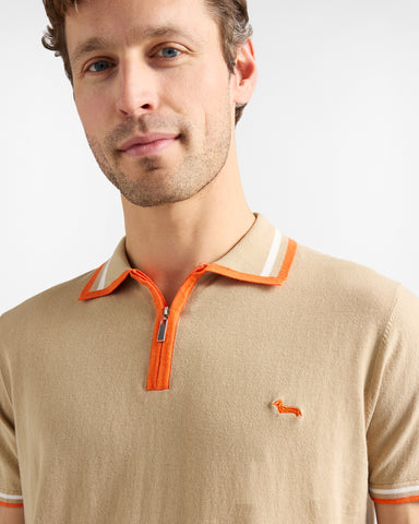 Polo Harmont & Blaine de punto con cremallera