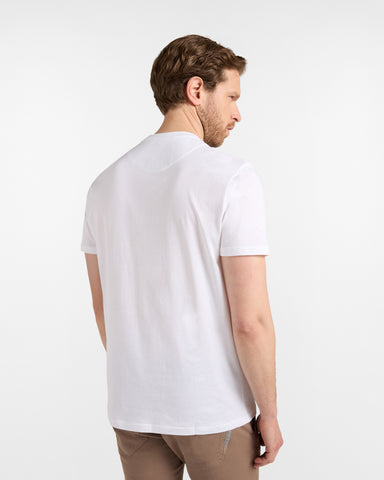 T Shirt Harmont & Blaine de Algodón Blanca con Teckel 3D