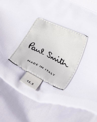 Camisa de Vestir Paul Smith Slim Fit Poplin con puños a rayas de artista