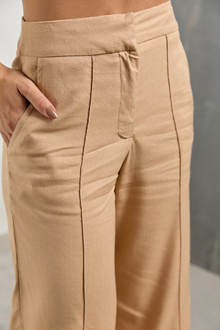Conjunto ZOEW Millos y Maiori en lino – Beige