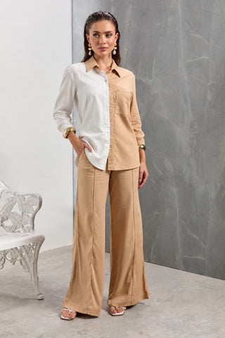 Conjunto ZOEW Millos y Maiori en lino – Beige