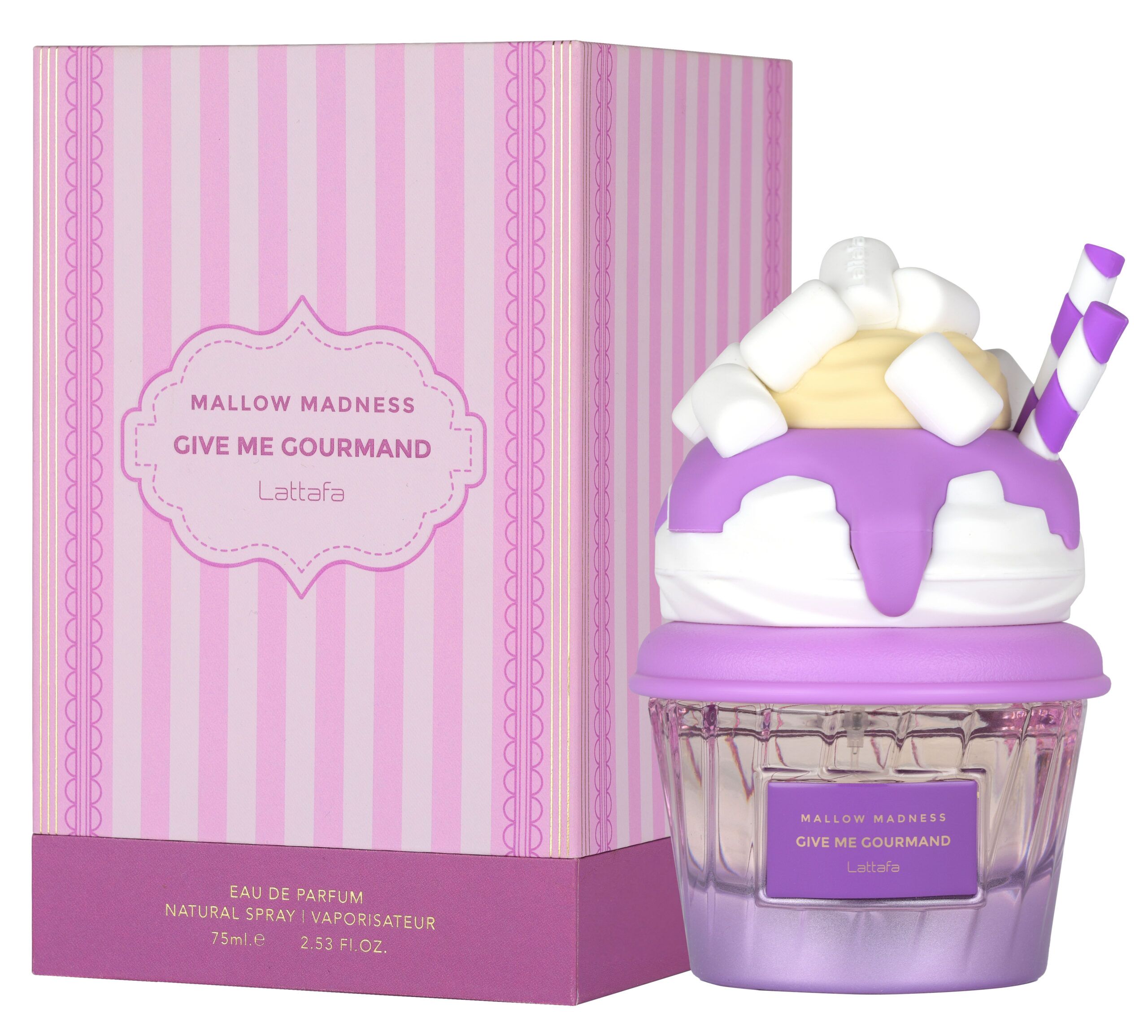 Perfume Lattafa Give Me Gourmand Mallow Madness Eau de Parfum 2.53 oz - Unisex