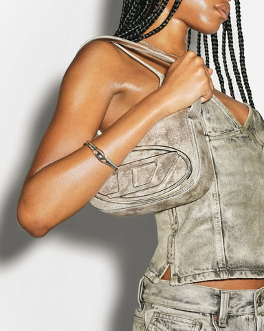 Cartera Diesel icónica 1DR de Tejido Brillante