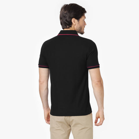 Polo James Bark Accents Regular Fit en Piqué