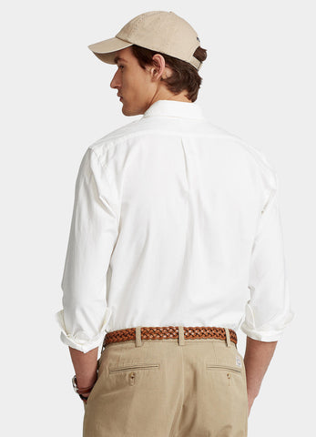 Camisa Polo Ralph Lauren Oxford Mangas Largas Custom fit