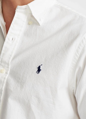 Camisa Polo Ralph Lauren Oxford Mangas Largas Custom fit