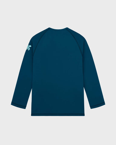 Rashguard Vilebrequin Técnica de Natación Manga Larga con Protección Solar Azul