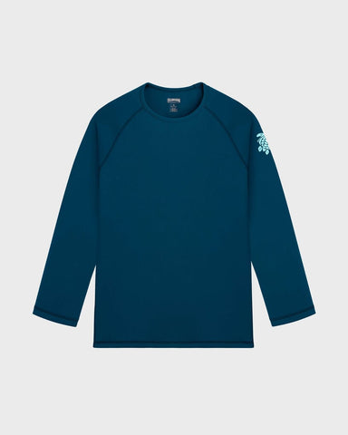 Rashguard Vilebrequin Técnica de Natación Manga Larga con Protección Solar Azul