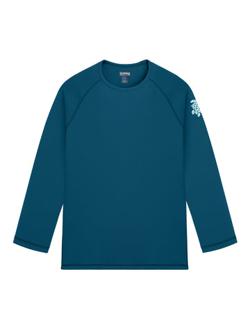 Rashguard Vilebrequin Técnica de Natación Manga Larga con Protección Solar Azul