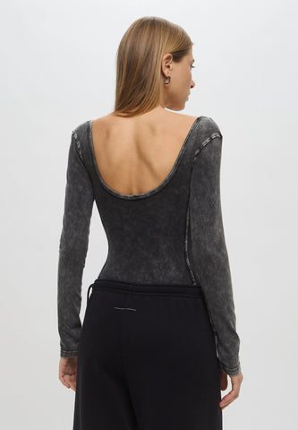 Bodysuits Diesel en Denim suave Mangas Larga