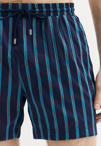 Traje de Baño BOSS a Rayas para Hombre - Azul Marino