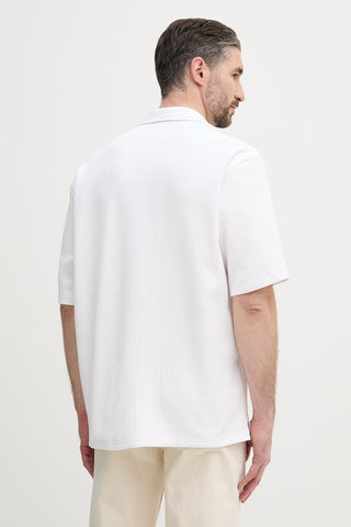 Camisa BOSS Relaxed Fit en Algodón Stretch Texturizado