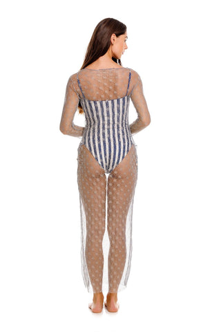 Vestido Cover Up Agua Bendita Amira Sereia