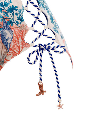 Traje de Baño Entero Agua Bendita Reversible Dos en Uno Mariel Sereia