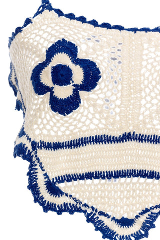 Conjunto Agua Bendita Top + Falda Crochet Sereia