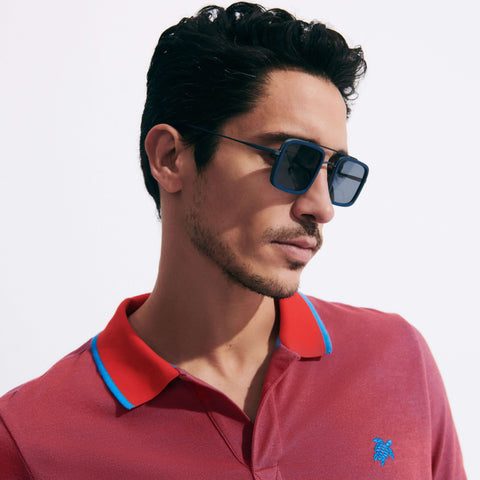 Gafas De Sol Vilebrequin x Shelter de madera Tulipwood de la colección Unisex