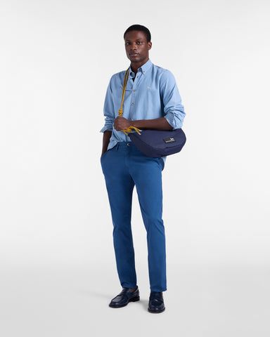 Pantalón Chino Harmont & Blaine Narrow Fit de Algodón Stretch
