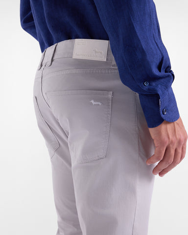 Pantalón Harmont & Blaine Cinco Bolsillos Narrow Fit de Algodón Stretch