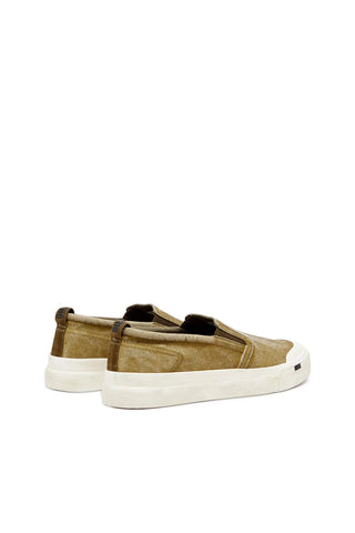 Alpargatas Diesel sin cordones de lona con bordado D s-athos slip on