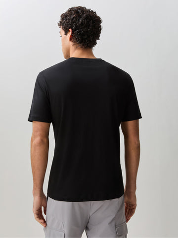 T-Shirt BOSS Active slim fit con detalles en Brillo