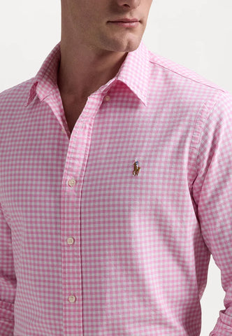 Camisa POLO Ralph Lauren Manga Larga Oxford Custom Fit