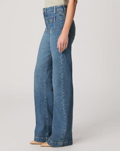 Jeans Paige Leenah W Zip Patch Pockets
