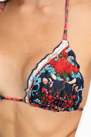 Set  Bikini Agua Bendita Lolita Ruche Cherish y Alegria Ruche Cherish