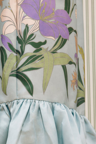 Vestido Midi Alfi ALÉMAIS - Azul Claro Floral