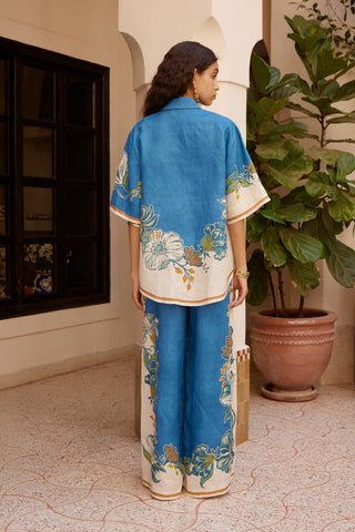 Set Alémais Luda Camisa + Pantalón en Lino Europeo