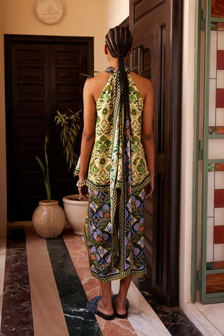 Set Alémais Cece Falda + Blusa en Seda