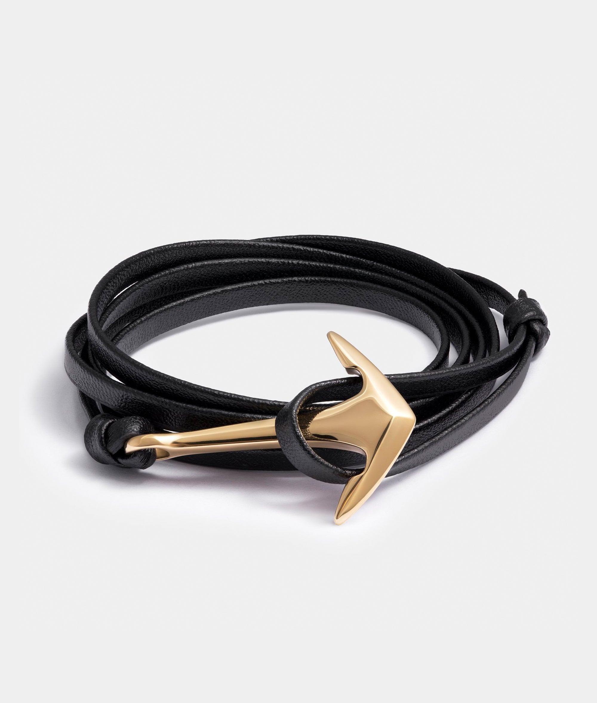 Anchor Leather Bracelet - tiendadicons.com