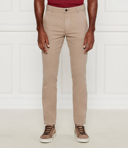 Pantalón Chino Slim Fit BOSS Beige Stretch Hombre - Beige