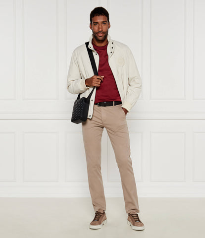 Pantalón Chino Slim Fit BOSS Beige Stretch Hombre - Beige